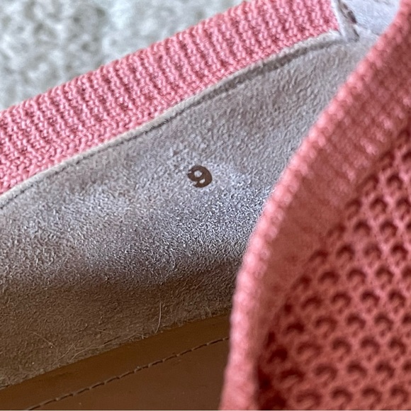 Everlane 40 Hour Flat Reknit Point Toe Slip On Shoes In Coral  Pink Size 9 - Picture 9 of 14